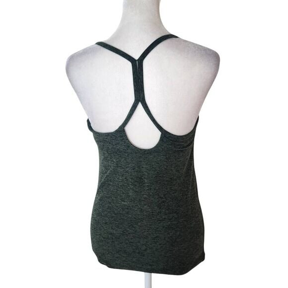 Interval Green Activewear Tank Top Size Large Green Athletic Top