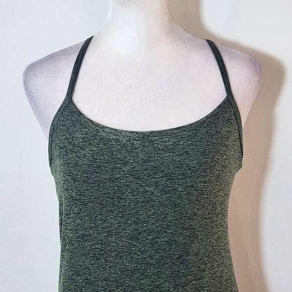 Interval Green Activewear Tank Top Size Large Green Athletic Top