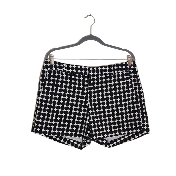Banana Republic Marimekko Black Polka Dot Shorts Size 10