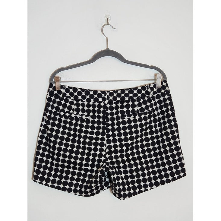 Banana Republic Marimekko Black Polka Dot Shorts Size 10