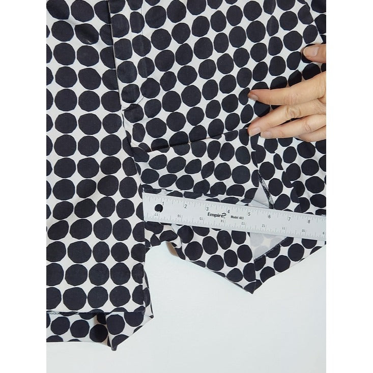 Banana Republic Marimekko Black Polka Dot Shorts Size 10