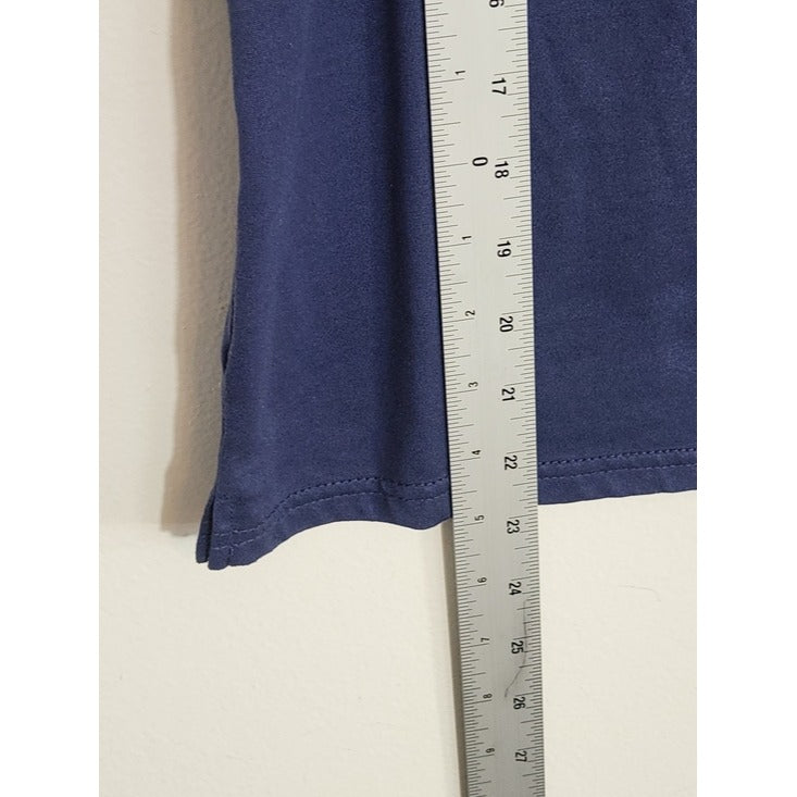 Life is Good Navy Graphic Short Sleeve Sleep Tee Size Small
