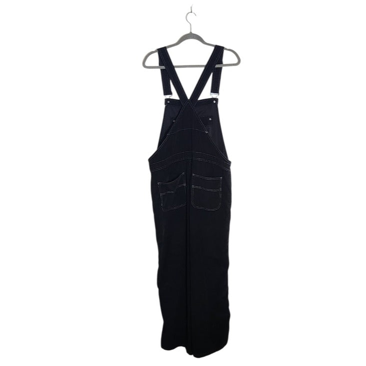 BDG Mens Black Corduroy Overalls with Contrast Stitching Size 32