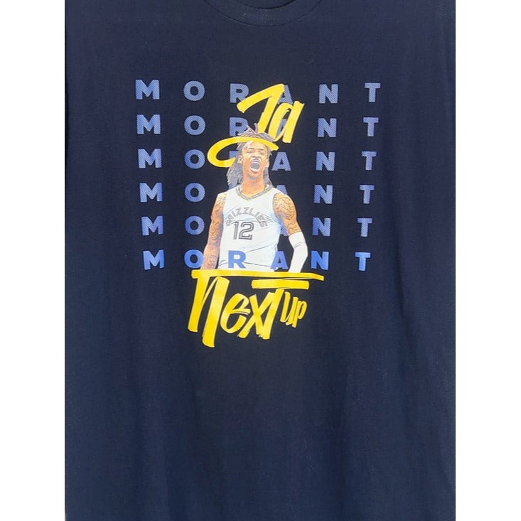 Next Level Memphis Grizzlies Ja Morant Navy T-Shirt Size Large