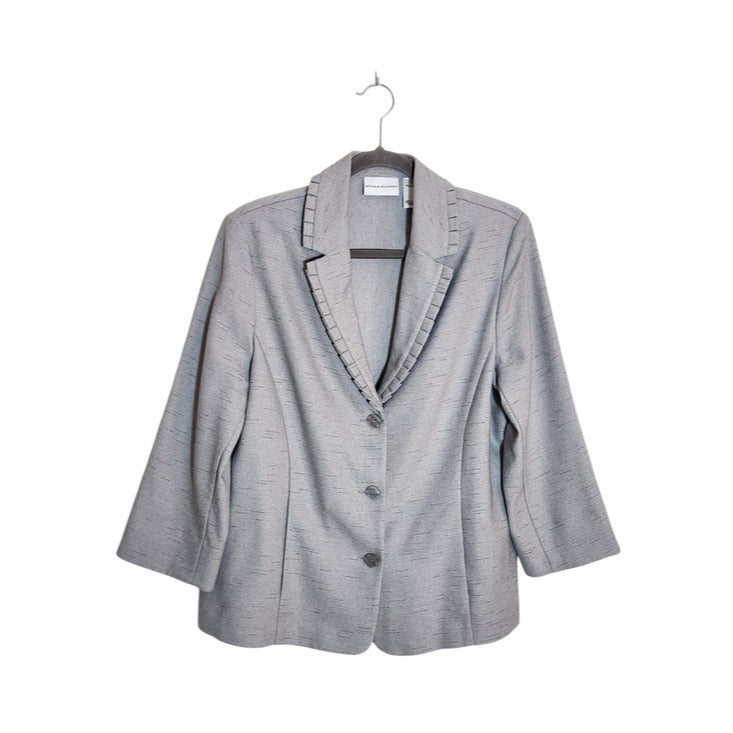 Alfred Dunner Gray Blazer Size 12