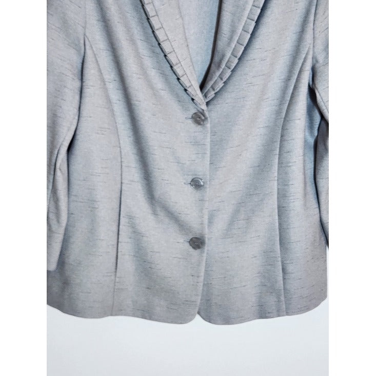 Alfred Dunner Gray Blazer Size 12