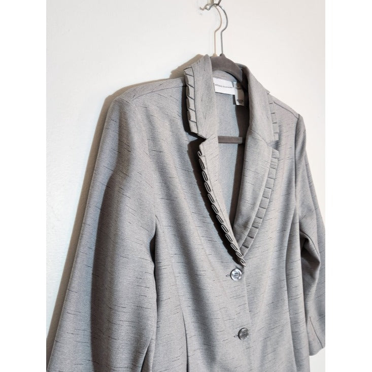 Alfred Dunner Gray Blazer Size 12