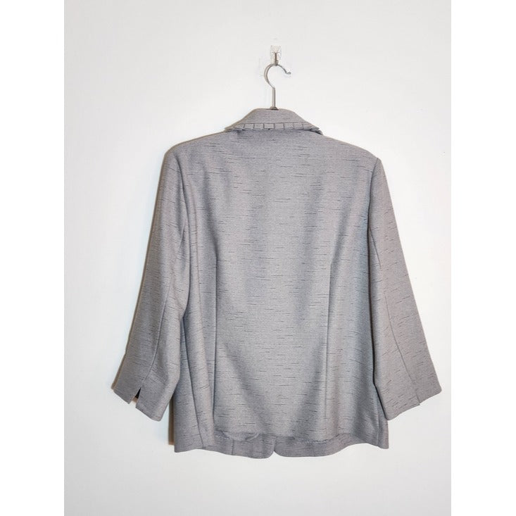Alfred Dunner Gray Blazer Size 12