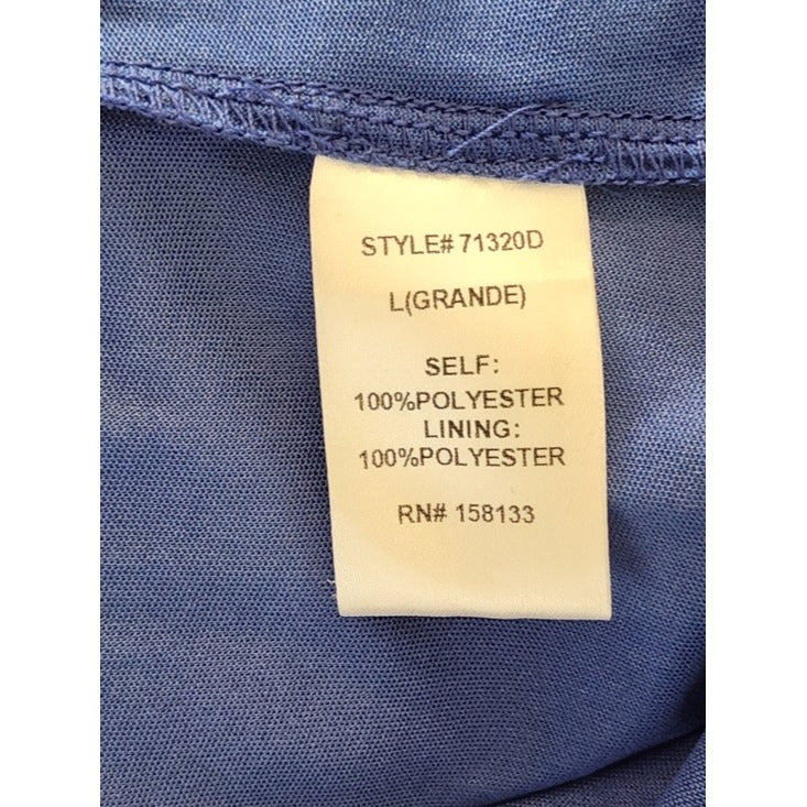 Staccato Blue Swiss Dot Mini Dress Size Large NWOT Wedding Guest Dress