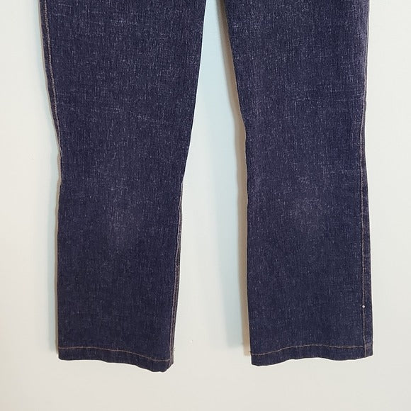 Pearl by Lela Rose Dark Wash Stretch Denim Ankle Jeans Size 0