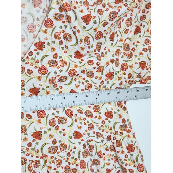 Old Navy White Floral Mini Dress Size Large