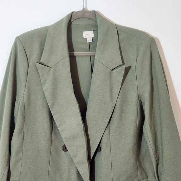 A New Day Women's Sage Green Blazer Size Medium