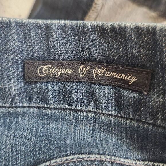 Citizens of Humanity Low-Rise Flare Leg Jeans Size 26