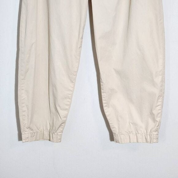 Frame Cream Cropped Barrel Pants Size 29