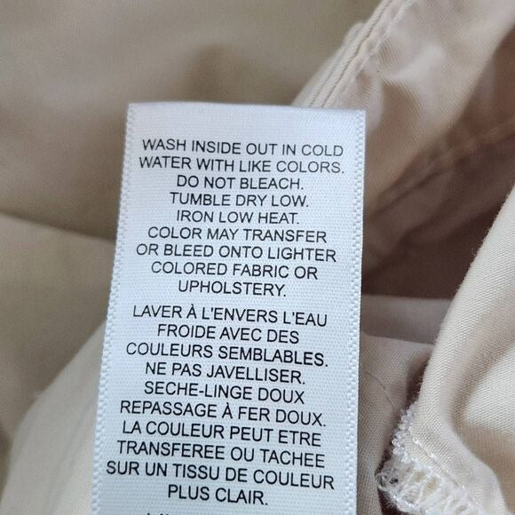 Frame Cream Cropped Barrel Pants Size 29