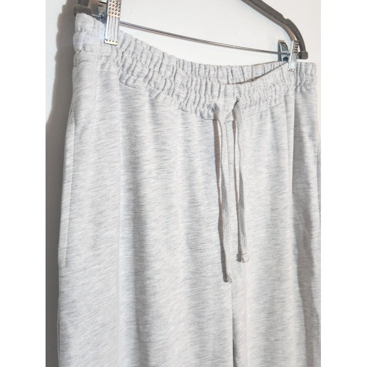 Boohoo Man Light Heather Gray Oversized Joggers Size XL NWT