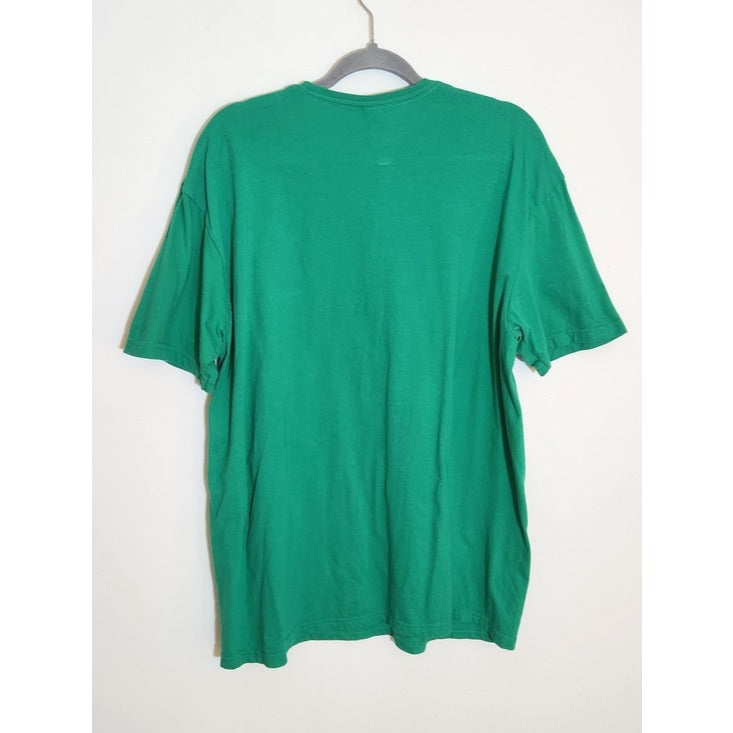 Gildan Green Bud Light Shamrock Graphic T-Shirt Size XL