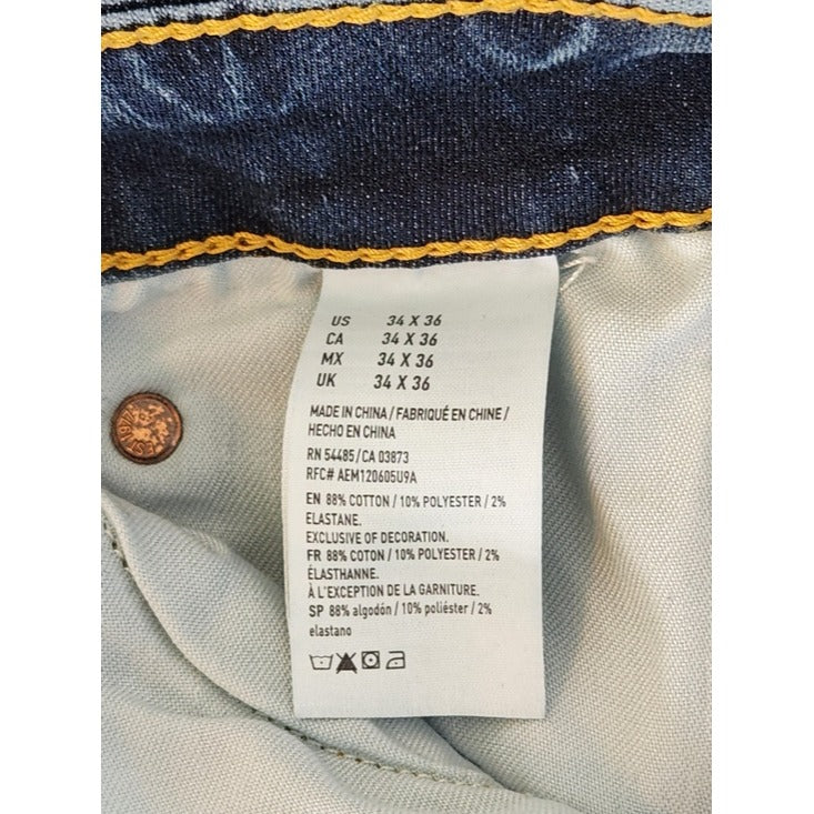 American Eagle Outfitters Men’s Straight Leg Slim Fit Jeans Size 34 x 36
