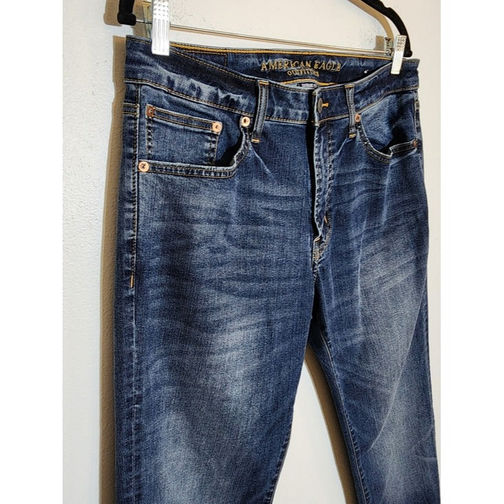 American Eagle Outfitters Men’s Straight Leg Slim Fit Jeans Size 34 x 36