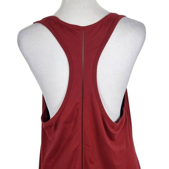 Zyia Oxblood Athletic Tank Top Size XL Burgundy Activewear Top