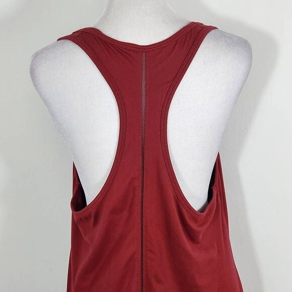 Zyia Oxblood Athletic Tank Top Size XL Burgundy Activewear Top