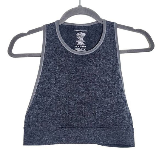 Anthropologie Gray Cropped Tank Top Size Large/XL Gray Tank Top New