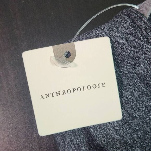 Anthropologie Gray Cropped Tank Top Size Large/XL Gray Tank Top New