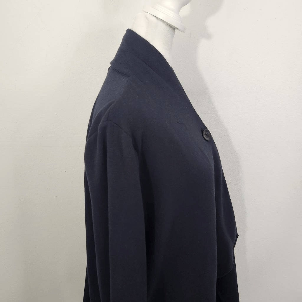 D&Co. Black Cardigan Size Small QVC Black Single Button Cardigan