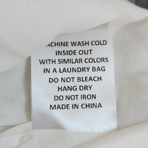 Fanco Smocked Floral Blue and Pink Ruffle Skirt Size Small Floral Mini Skirt, New