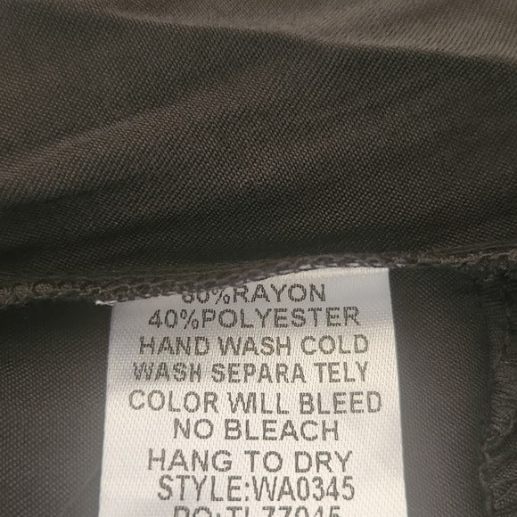 Umgee Black Satin Collared Button-Up Tunic Size 1X NWT