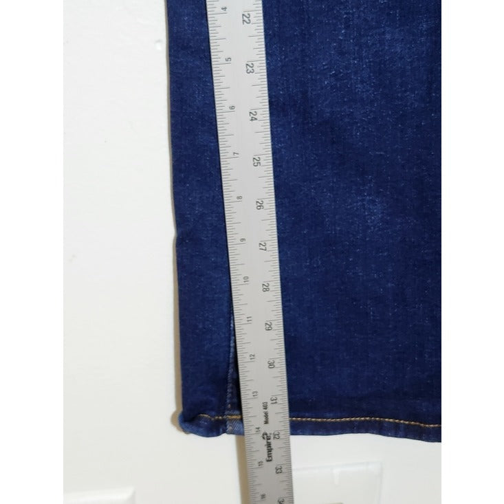 Good American Dark Wash Pull On Flare Leg Jeans Size 1