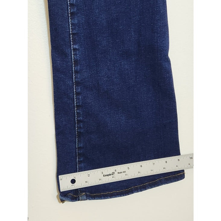Good American Dark Wash Pull On Flare Leg Jeans Size 1