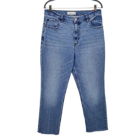 Abercrombie & Fitch 90s Slim Straight Women's Jeans Size 14 Short