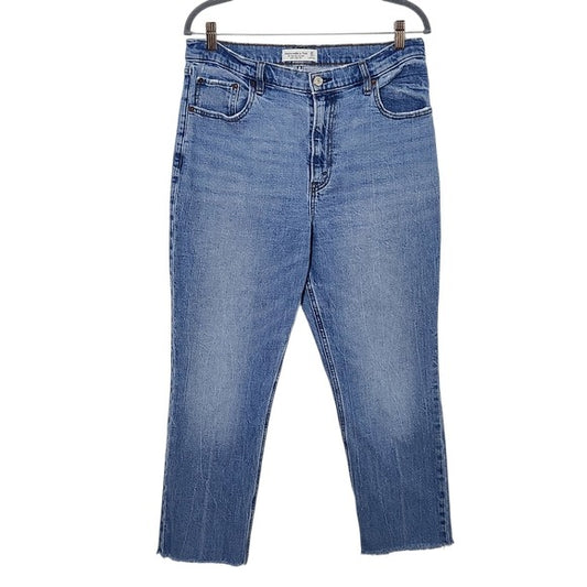 Abercrombie & Fitch 90s Slim Straight Women's Jeans Size 14 Short