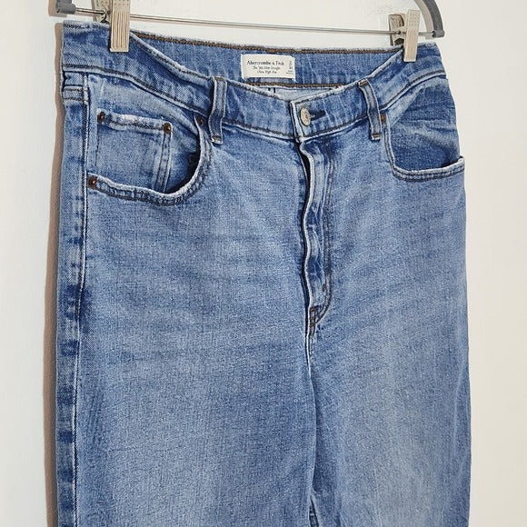 Abercrombie & Fitch 90s Slim Straight Women's Jeans Size 14 Short