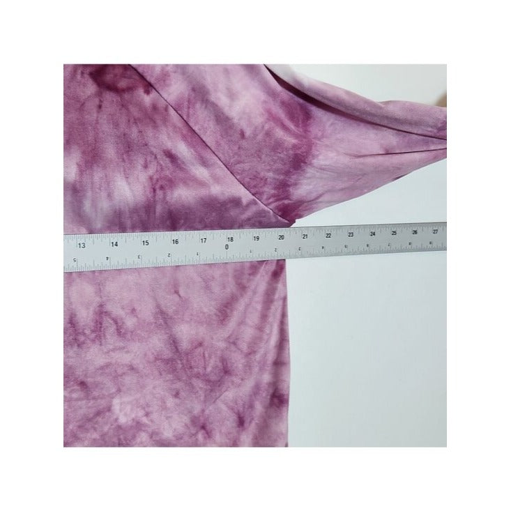 Hello Mello Orchid Purple Tie Dye Lounge Top Size Medium