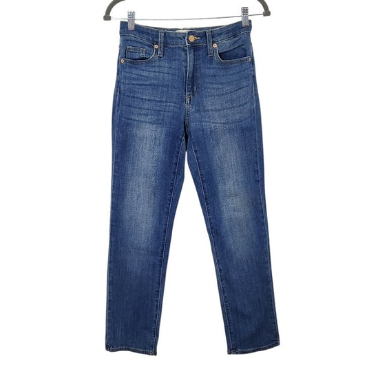 Universal Thread High-Rise Slim Fit Jeans Size 2 Slim Straight Leg Denim