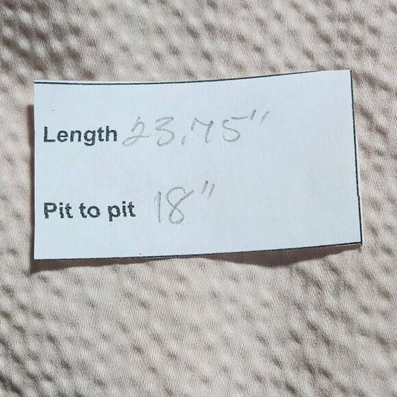 Cos Blush Pink Textured Blouse with Puffy Sleeves Size 4 Light Pink Top