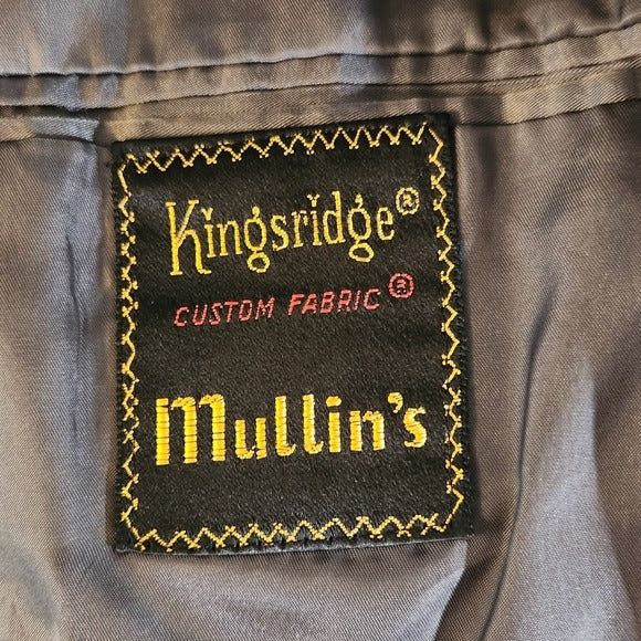 Kingsridge Mens Brown Plaid Sport Coat Size 44 L