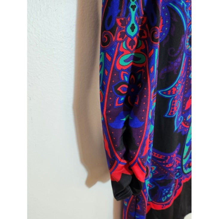 INC International Concepts Paisley Shift Dress Size Medium Wedding Guest Dress