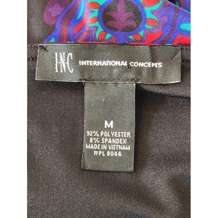 INC International Concepts Paisley Shift Dress Size Medium Wedding Guest Dress
