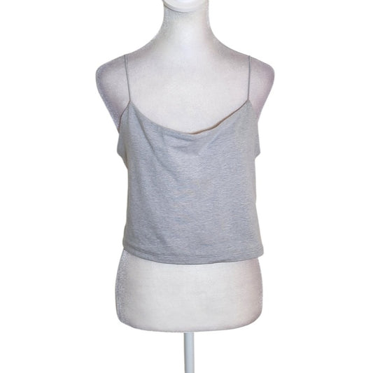 Wild Fable Gray Cropped Camisole Top Size Large NWT