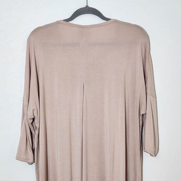 Pure Fiber Light Pink Lounge Dress Size Large Pure Fiber Sleep Nightshirt