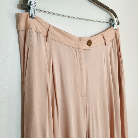 1. State Ballet Pink Wide Leg Trousers Size 16W