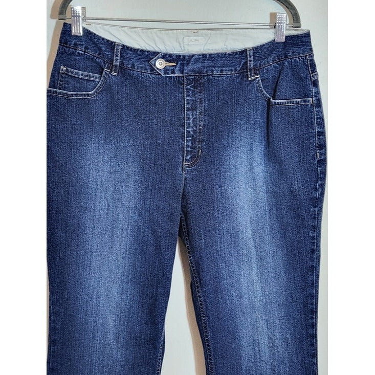 Liz Claiborne Audra Dark Wash Bootcut Jeans Size 14