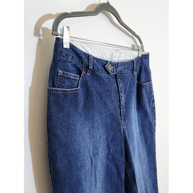 Liz Claiborne Audra Dark Wash Bootcut Jeans Size 14