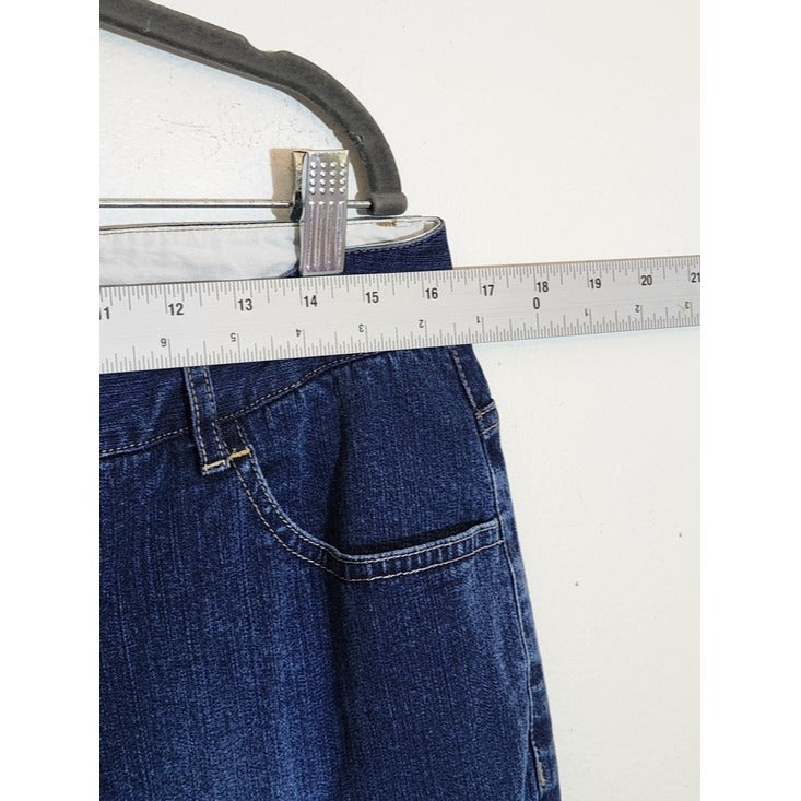 Liz Claiborne Audra Dark Wash Bootcut Jeans Size 14