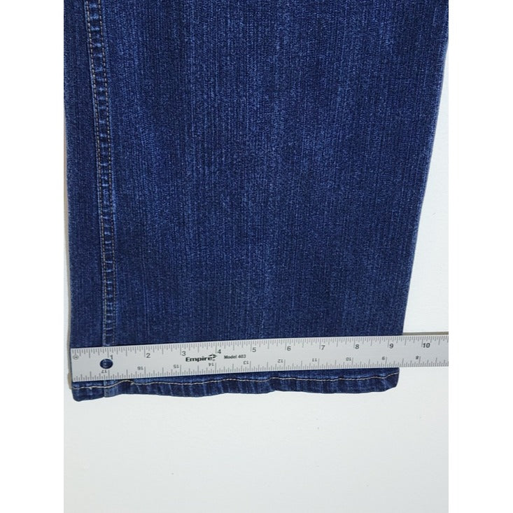 Liz Claiborne Audra Dark Wash Bootcut Jeans Size 14