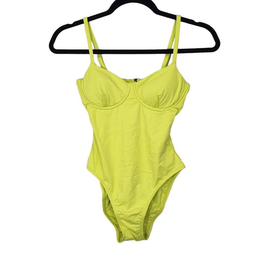 Andie Lime Green One-Piece Swimsuit NWT XS Bright Green One Piece Swimwear