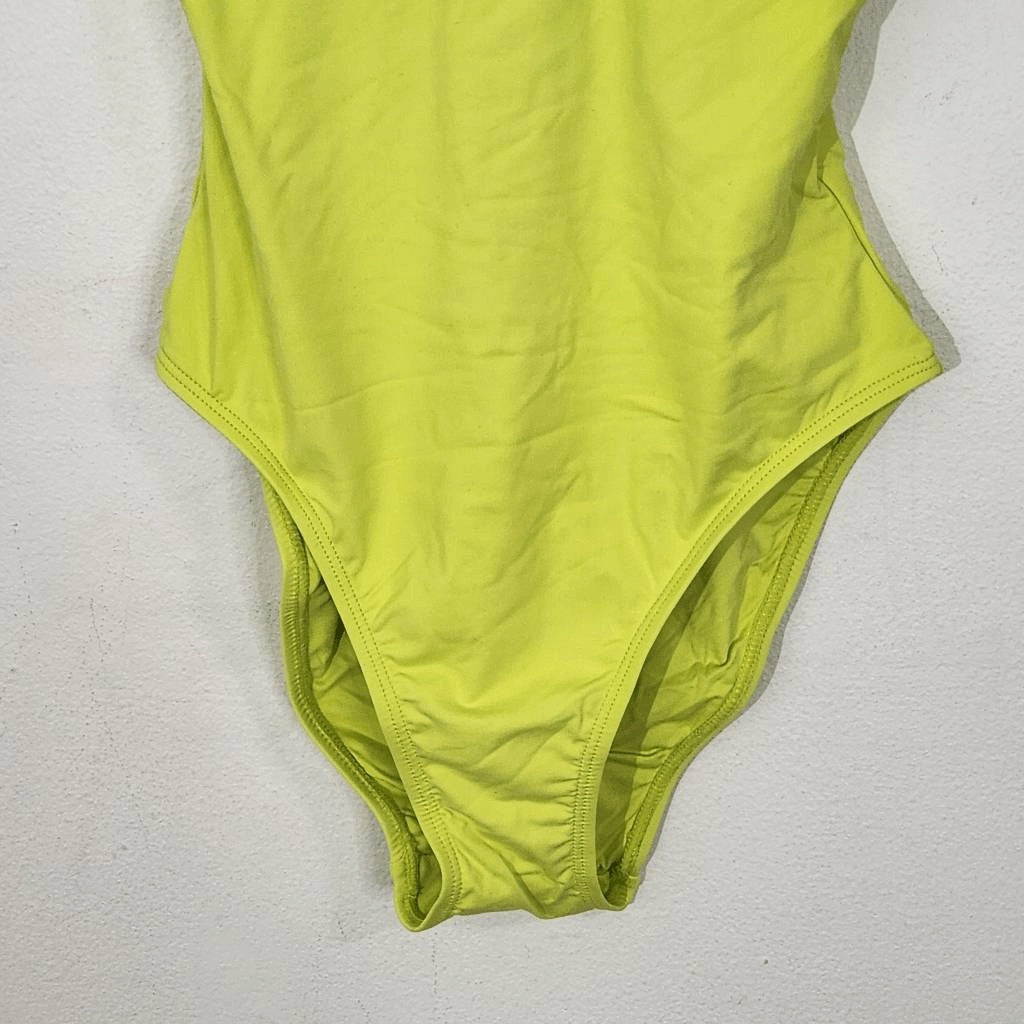 Andie Lime Green One-Piece Swimsuit NWT XS Bright Green One Piece Swimwear